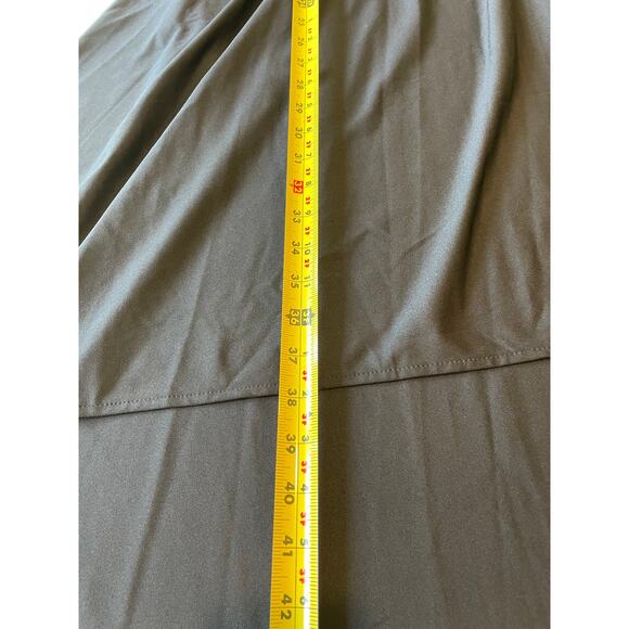 Ever Pretty Hi Low Dress NWT Deep V Neck Black Sleeveless Stretch Sz 18 Evening - Picture 10 of 10